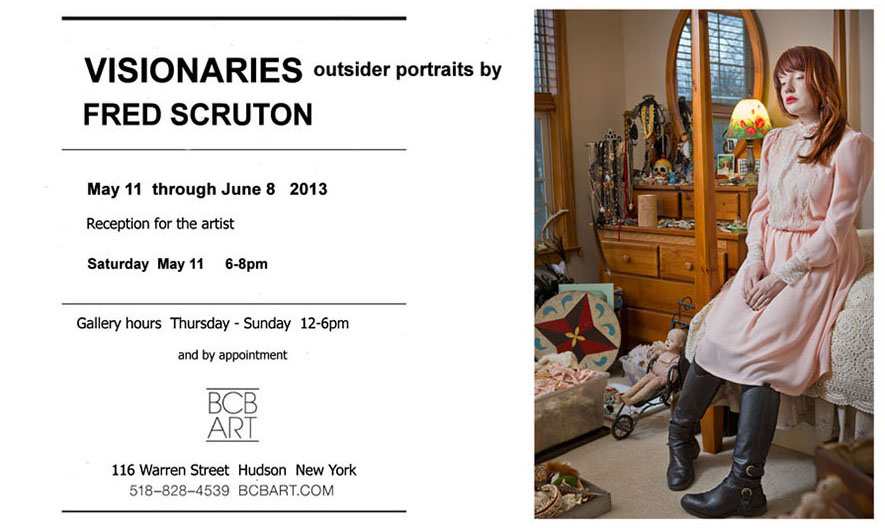 Visionaries: Portraits of Outsider Artists at BCB Gallery in Hudson NY
