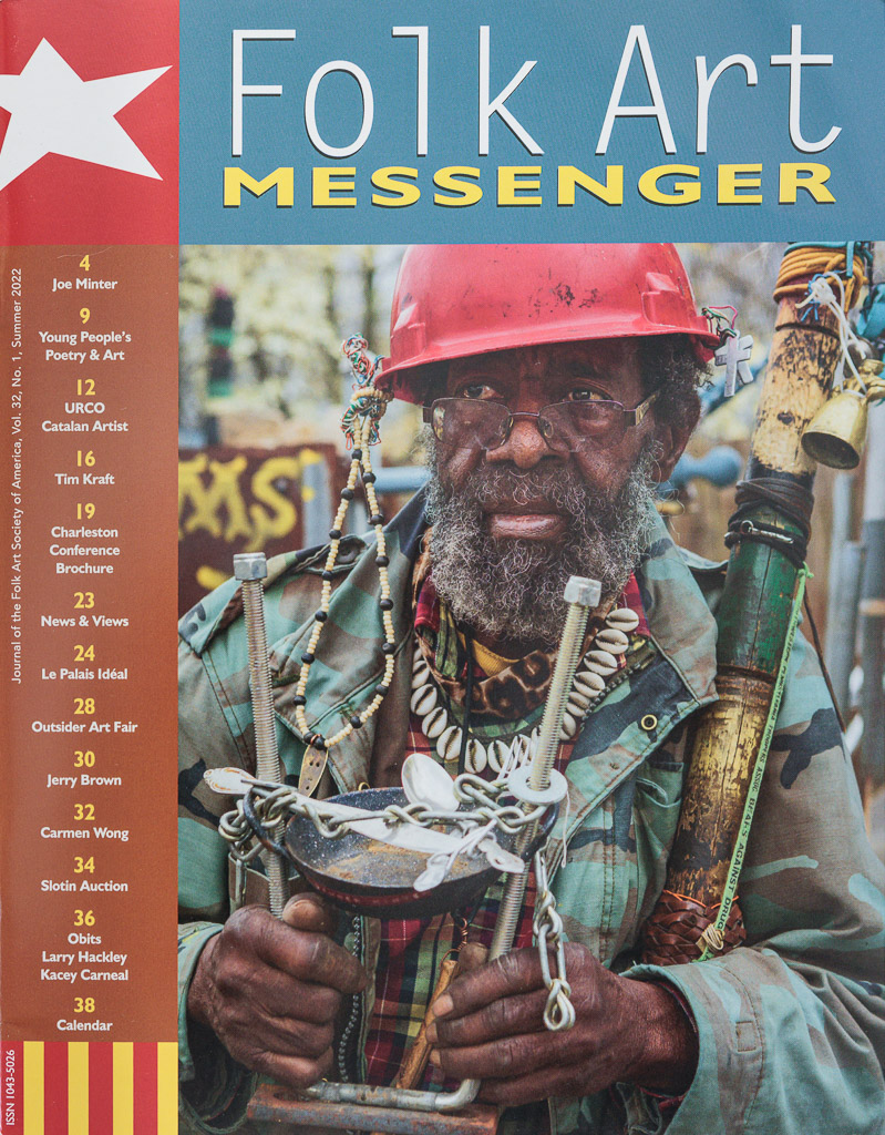 Joe Minter; Folk Art Messenger magazine Summer 2022