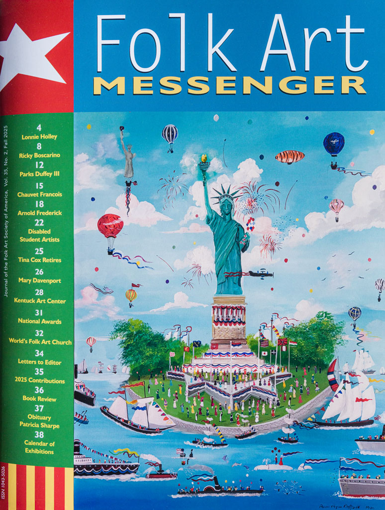 Ricky Boscarino’s Luna Parc  Featured in Folk Art Messenger Magazine