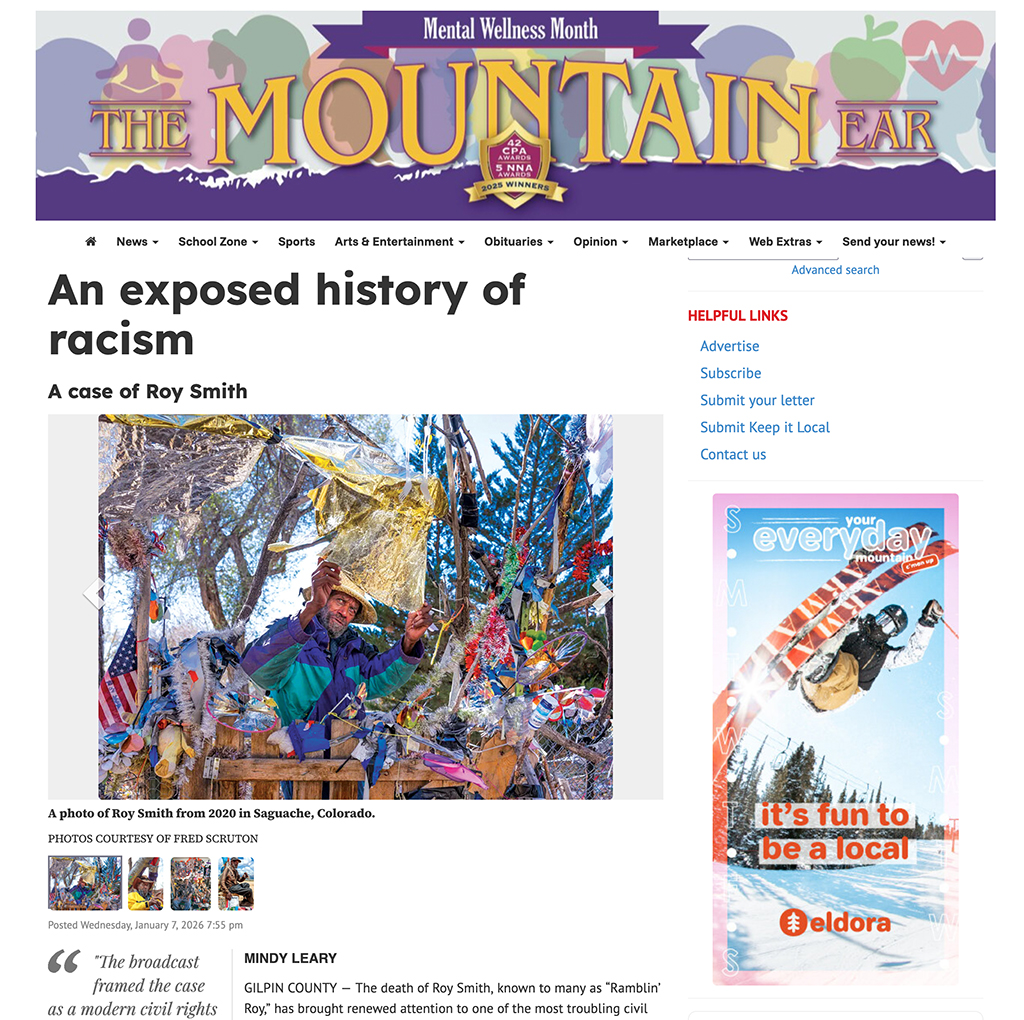 Roy Smith article in The Mountain Ear