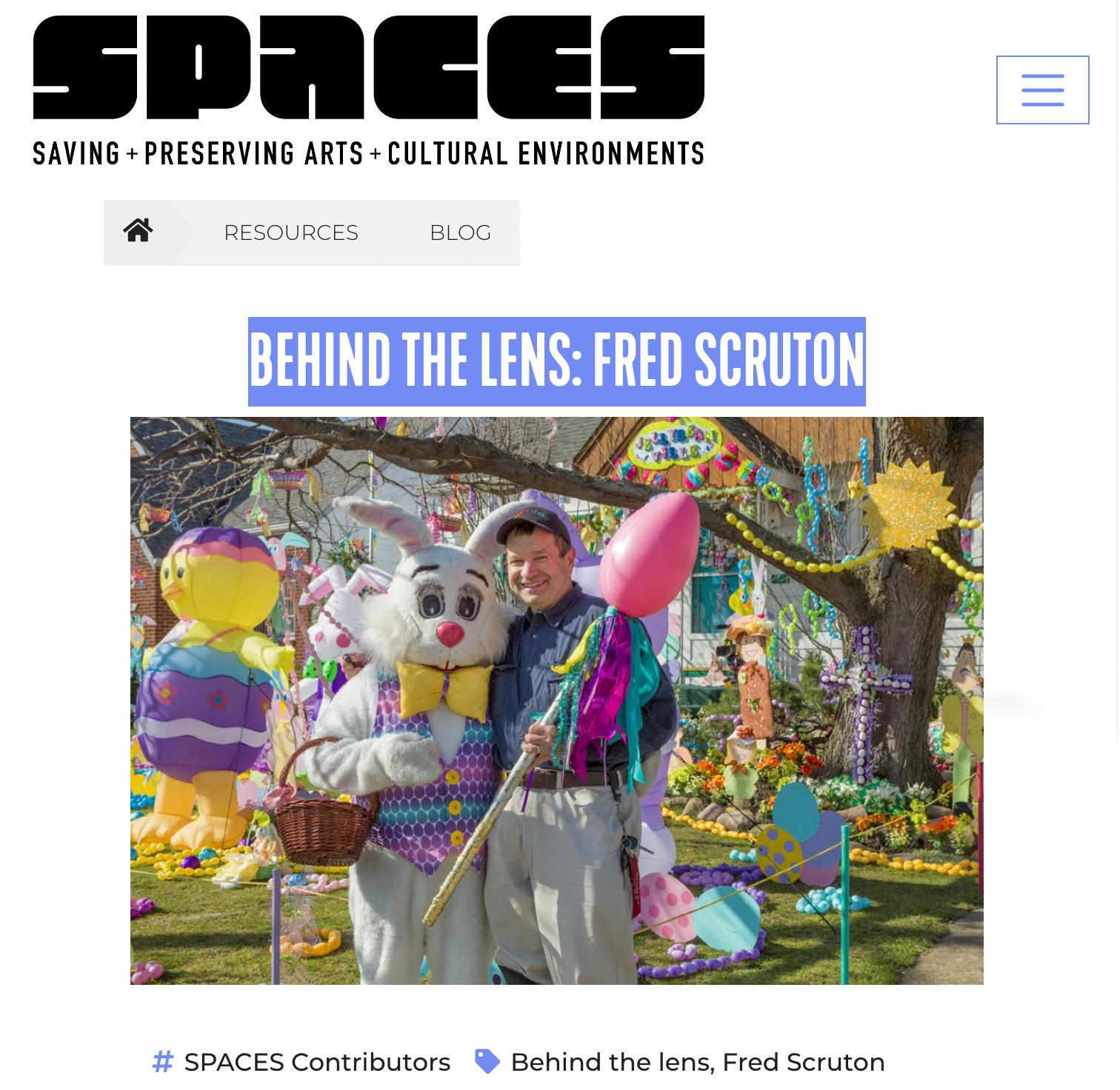 Behind the Lens, SPACES Interview